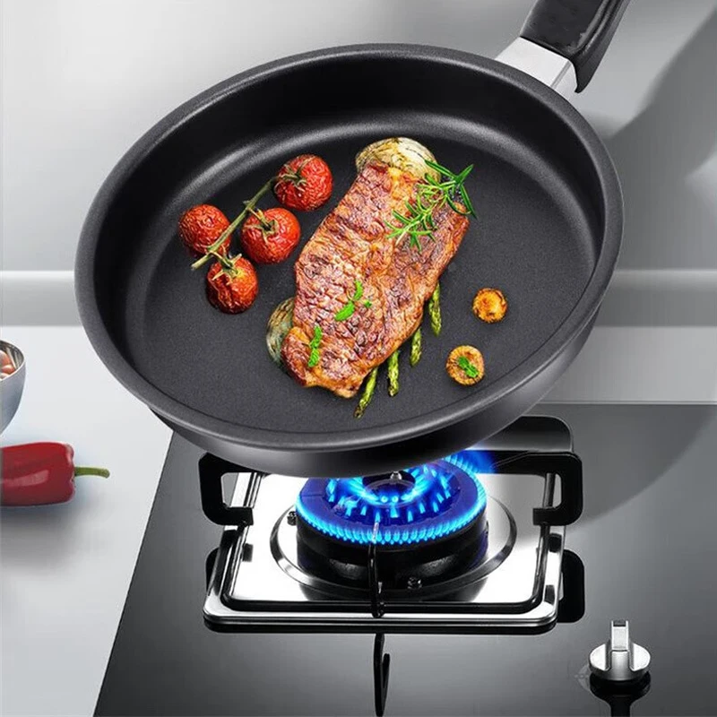 Sartén antiadherente para cocina casera, panqueque de carne, huevo frito, cocina de desayuno, cocina de inducción, sartén Universal de Gas