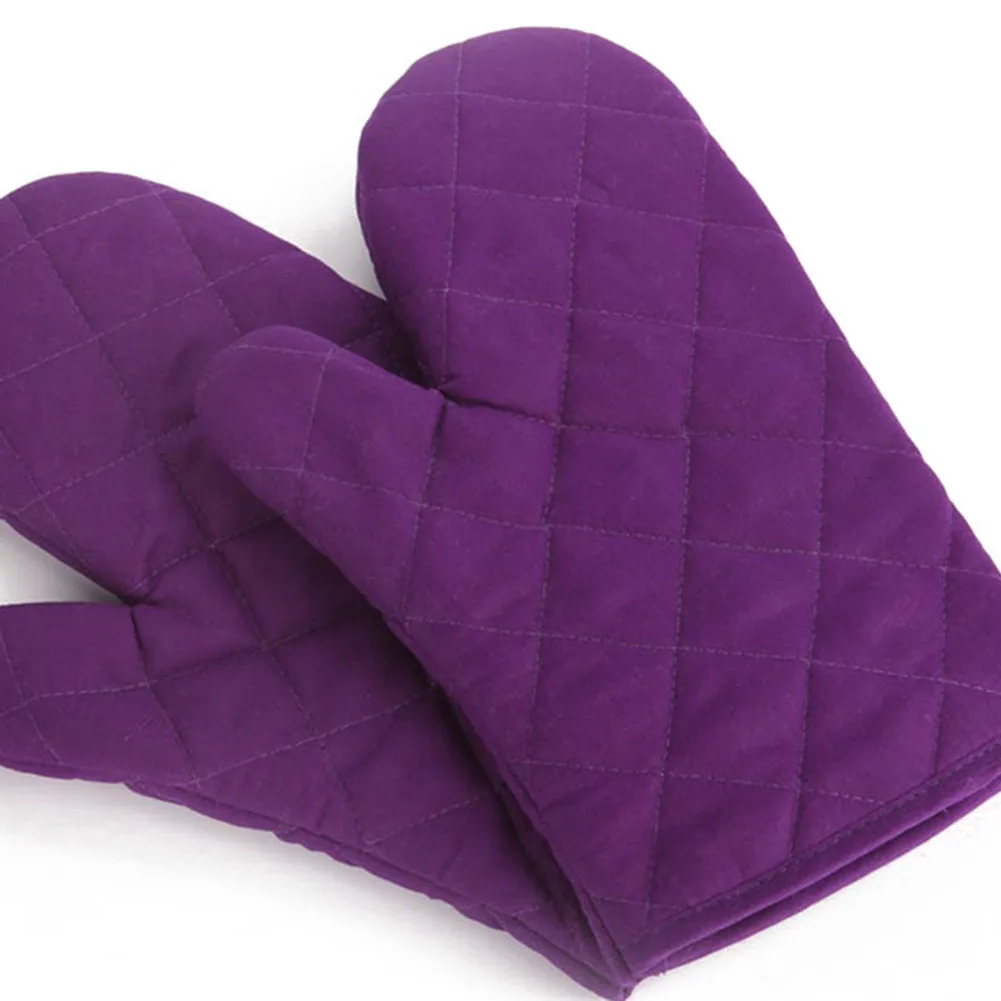 One Piece Microwave Gloves BBQ Gloves Anti-Scalding Oven Baking Mitts Heat Resistant Kitchen Baking Cooking Tool view 2
