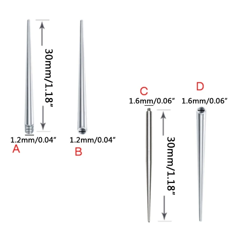 652F Perforation Auxiliary Guide Rod Thread Rod Puncture Lip   Belly Rod