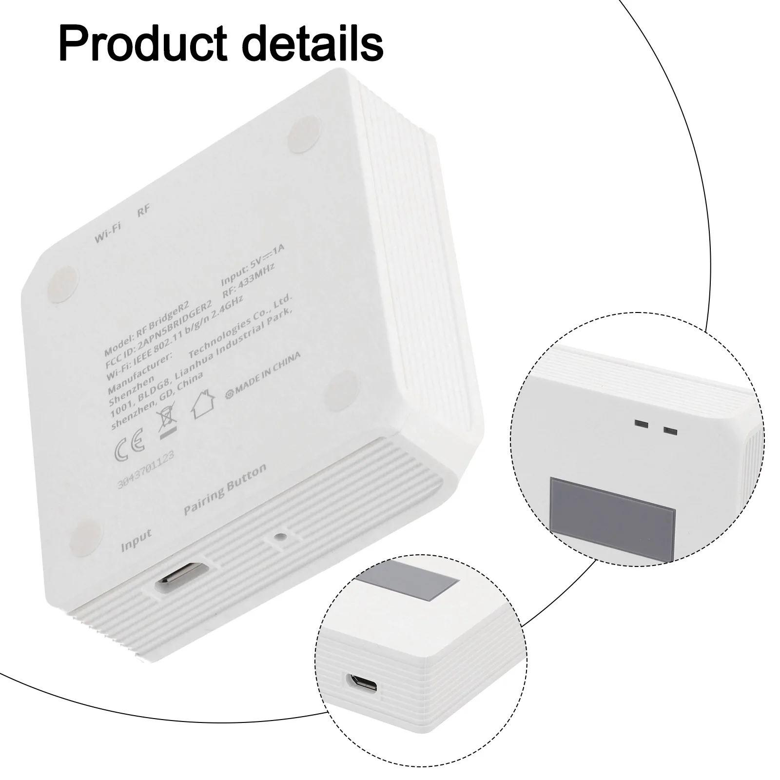 High Quality Hub for gateway Switch BridgeR2 Replacement 62*62*20 (mm) FOR SONOFF RF for gateway Switch High Quality