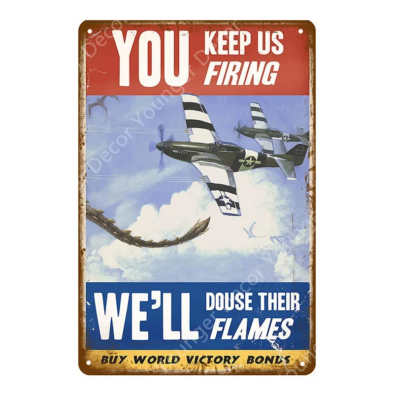 Ocean Liner AirPlane Flying Craft Metal Poster Wings For Victory Tin Signs Vintage Painting Decorative Plate Pub Bar Club Decor - view 3