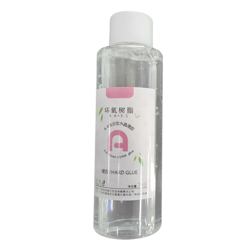 Ultra-transparent Crystal Drop Glue Quick-drying Hard Epoxy Resin Glue for Casting and Coating Craft Decoration