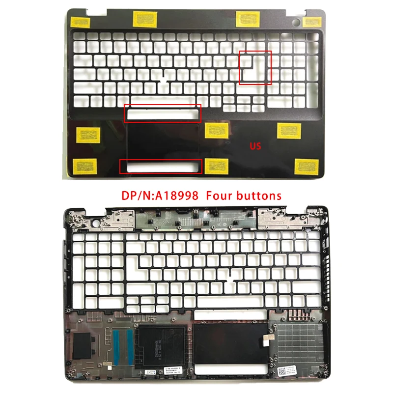 Accessoires de remplacement pour ordinateur portable Dell Latitude 5500 Precision 3540, couverture arrière LCD/repose-l'hypothèse/astronomique avec LOGO 0X0CWC 0Hino YN