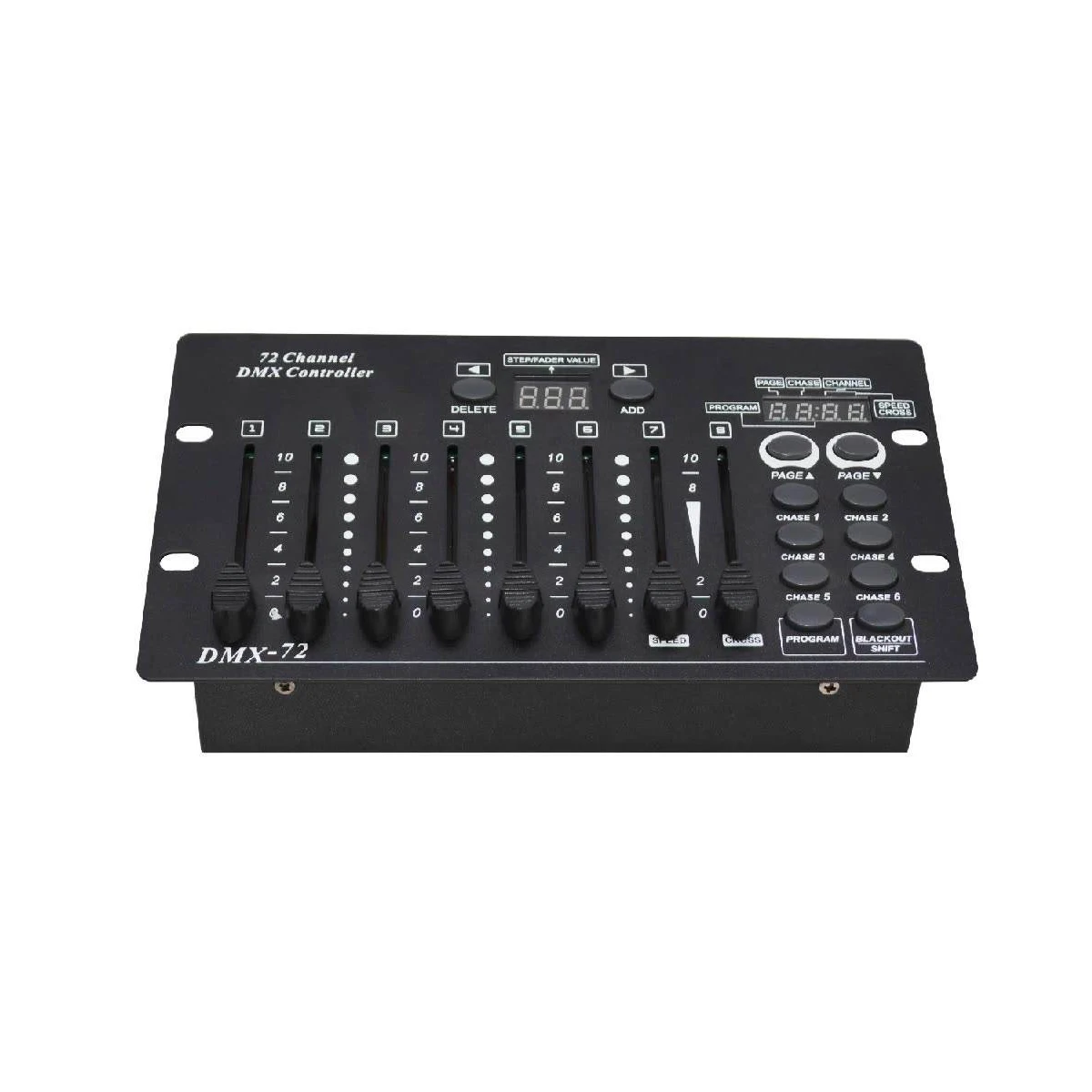 mini dmx512 controller professional console dmx dimmer 16 32 72 canais com adaptador dc9v bateria para desempenho de palco 01