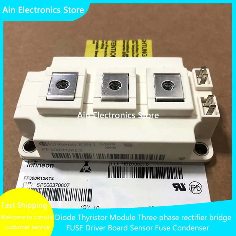 FF300R12KT4 FF200R12KT4 FF300R12KT3 FF300R12KE3 FF200R12KT3 FF200R12KE3 FF400R12KT3 FF400R12KE3 FF450R12KT4 ใหม่ IGBT โมดูล