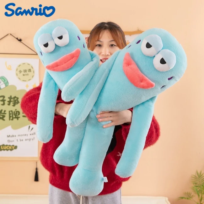

45/60/80 см большой размер Hangyodon Sanrio аниме плюшевая кукла Kawaii украшение комнаты плюшевые детские подушки праздничный подарок