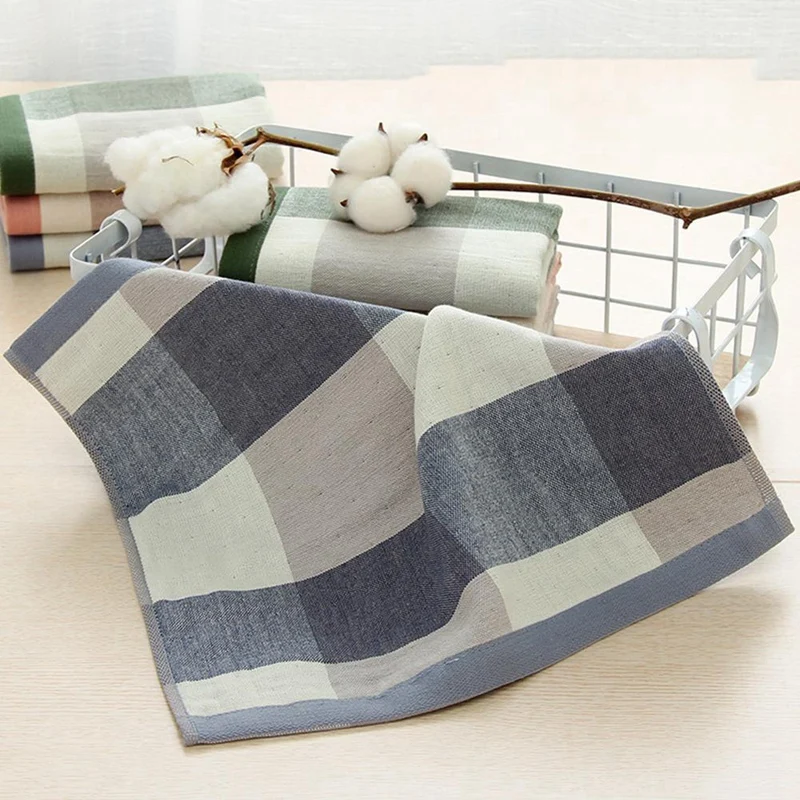 Nordic Style Thickened Absorbent Cotton Cloth Towels Kitchen Hand Towels Bathroom Household Items