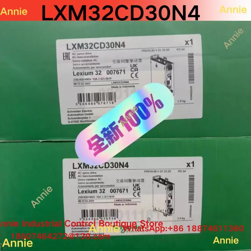 

совершенно новый. Сервопривод переменного тока LXM32CD30N4