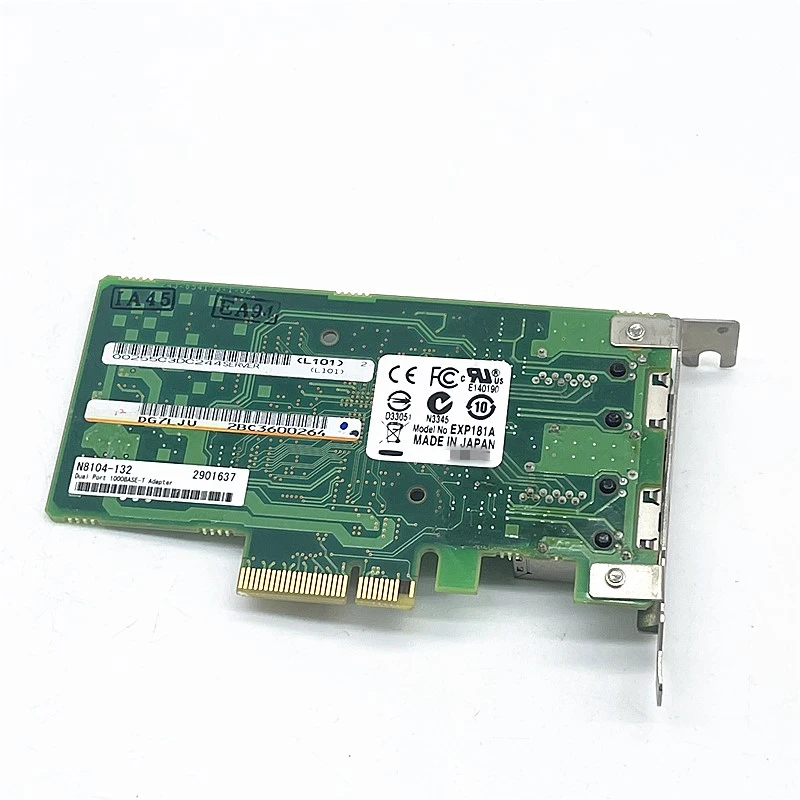 BCM 5718 بطاقة شبكة جيجابت ثنائية المنفذ واجهة PCI-E تدعم التوجيه الناعم Esxi N8104-132 #5