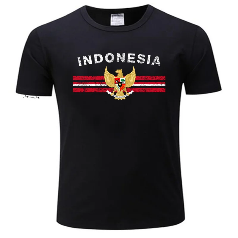 Men tshirt Indonesian Flag Shirt Indonesian Emblem  Indonesia Flag Shirt fashion T Shirt women T-Shirt tees top male tee-shirt