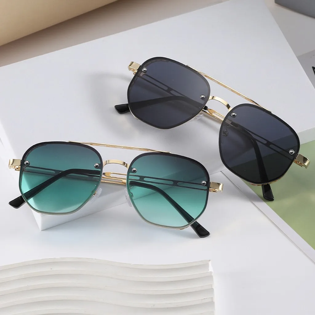 Men Women Sunglasses UV400 Protection Driving Eyewear Metal Frame Sun Glasses Classic Aviator Pilot Shades for Travel Outdoor