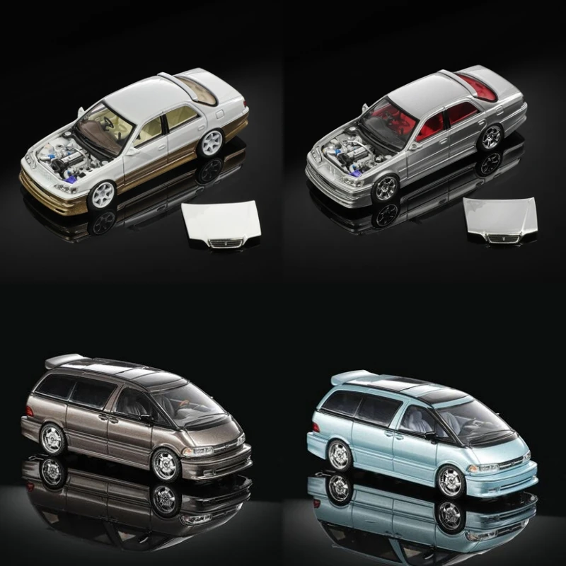 

MORTAL1:64 Previa Mocha Brown / Ice Blue Cresta Mk5 X100 2.5 Roulant G Diecast Model Car