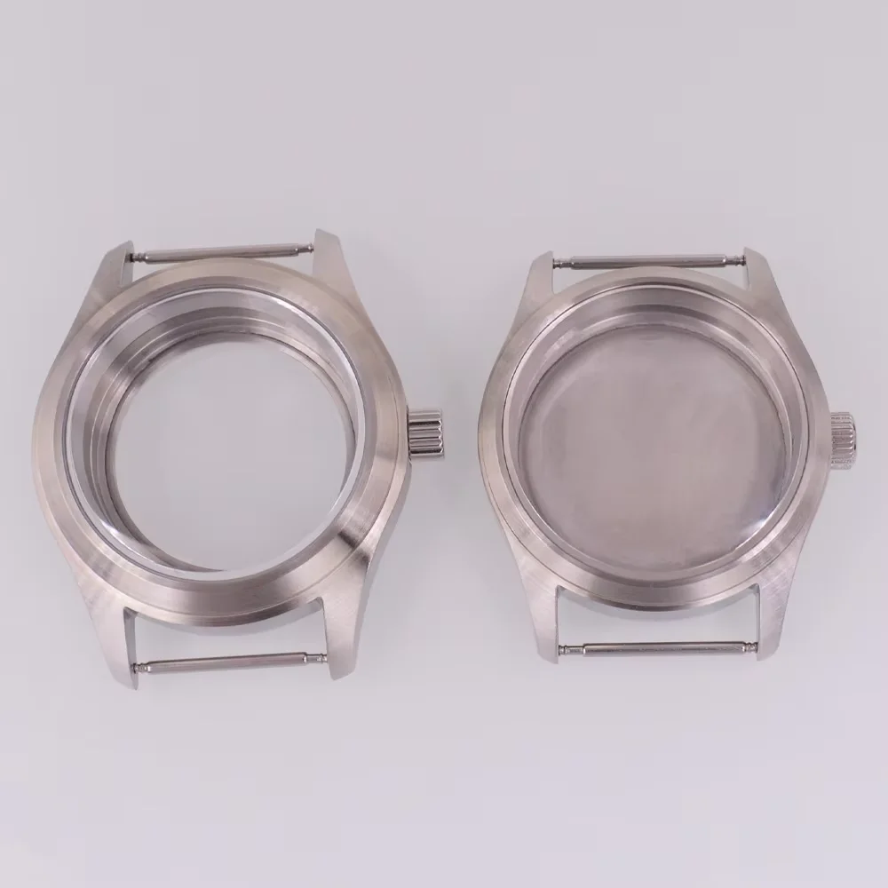 

36mm/39mm Stainless steel Case Sapphire glass Watch Case FIT NH35 NH36 PT5000 ETA2824 ST2130 Movement Silver