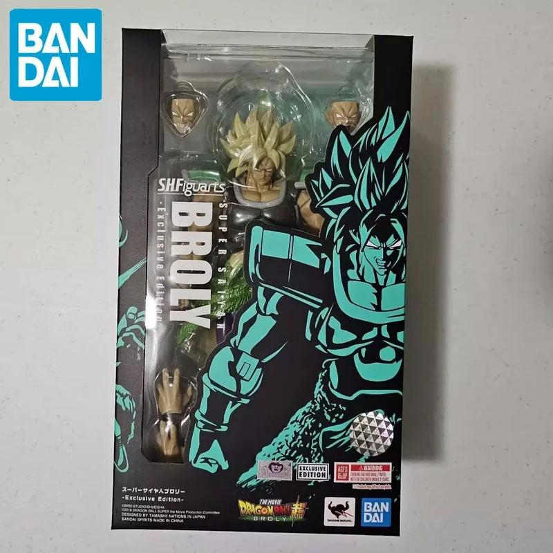 

Фигурка «Драконий жемчуг S.h. Фигуртс», оригинальная экшн-фигурка Bandai Shf Super Saiyan Broly, Эксклюзивное Издание, Игрушечная модель, подарки