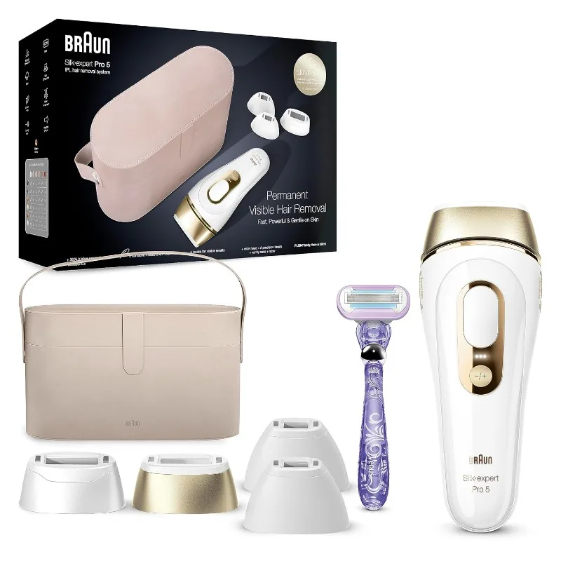 

Braun IPL Silk·Expert Pro 5 PL5347, IPL новейшего поколения, праздничные подарки для женщин и мужчин, система удаления волос