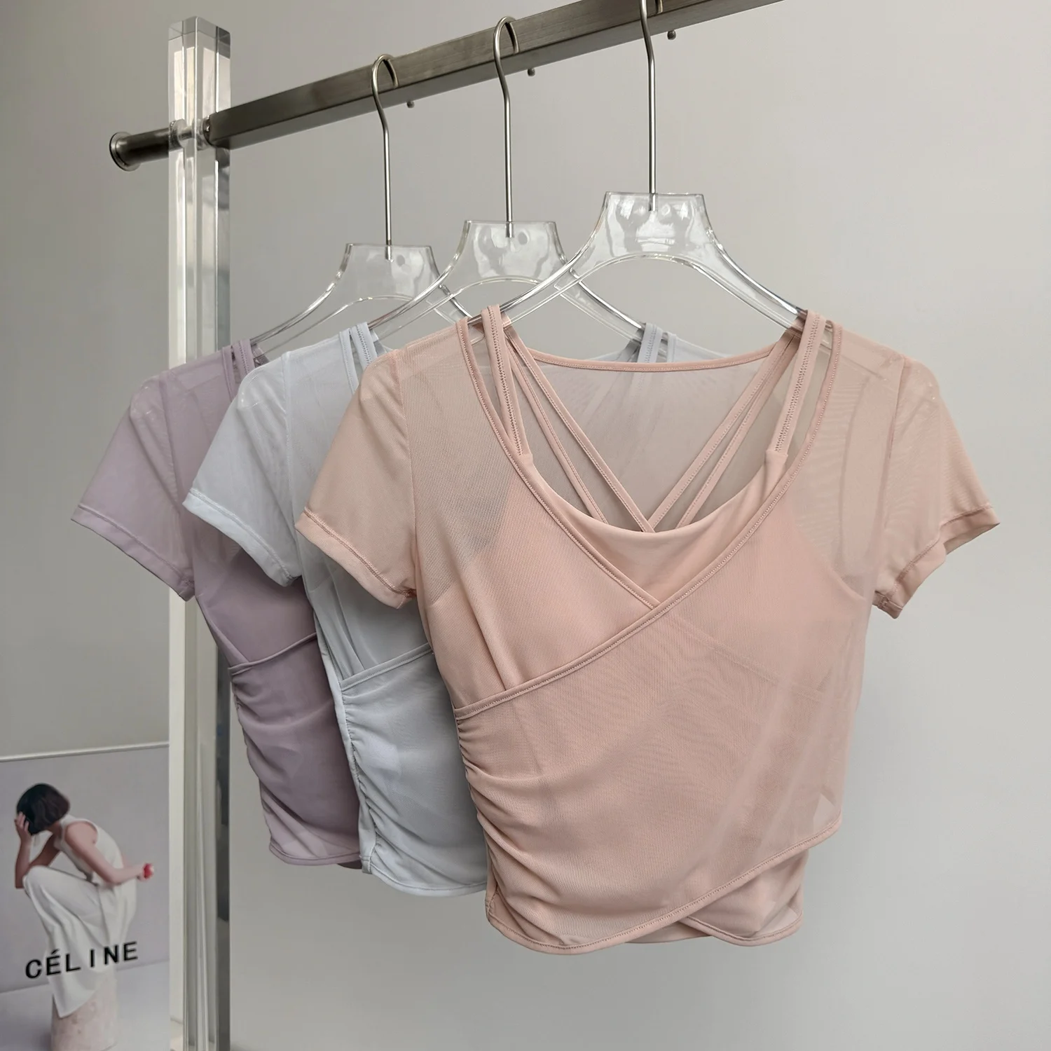 

Женская спортивная одежда для йоги и фитнеса ort Sve Tight для похудения, тренировочный топ для бега, Qui Dry Me, нагрудник, дышащая спортивная одежда...