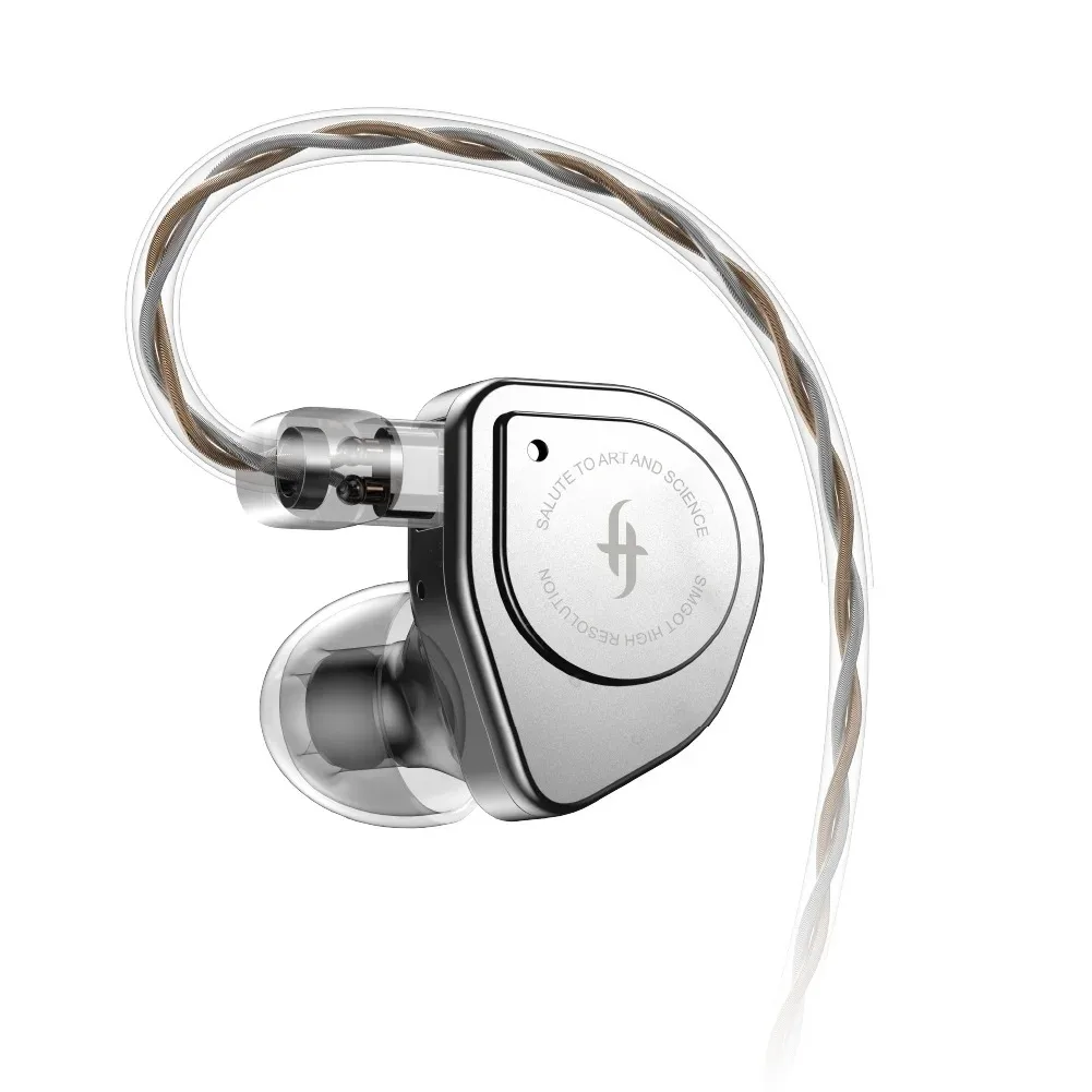 SIMGOT EW200 10mm SCP Sound Film Dual Magnetic Circuit Dual Cavity Dynamic Driving in-ear Game Music Earphone