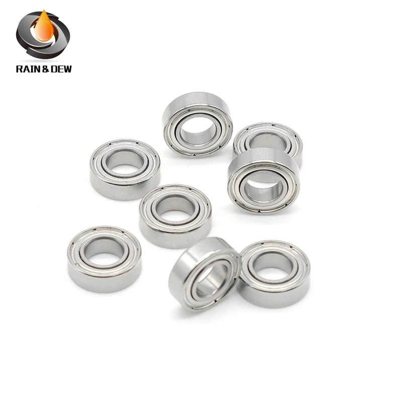 10Pcs S688ZZ Stainless Steel Bearing 8x1x6x5mm Ball Bearings  Stainless Steel S688Z S688 Z ZZ Ball Bearings