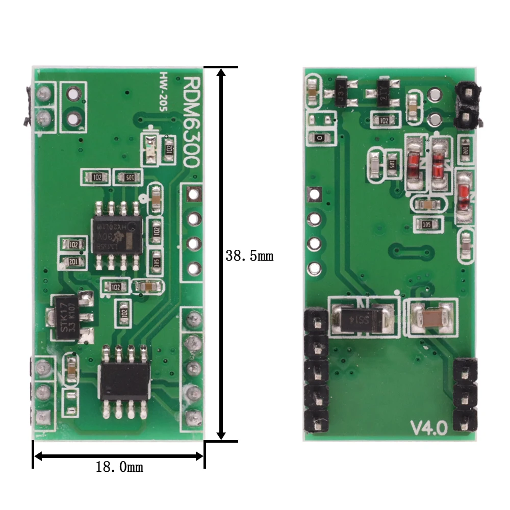 RDM6300 125Khz RFID Reader Module DC 5V RDM630 UART Output Access Control System For Arduino Diy Kit