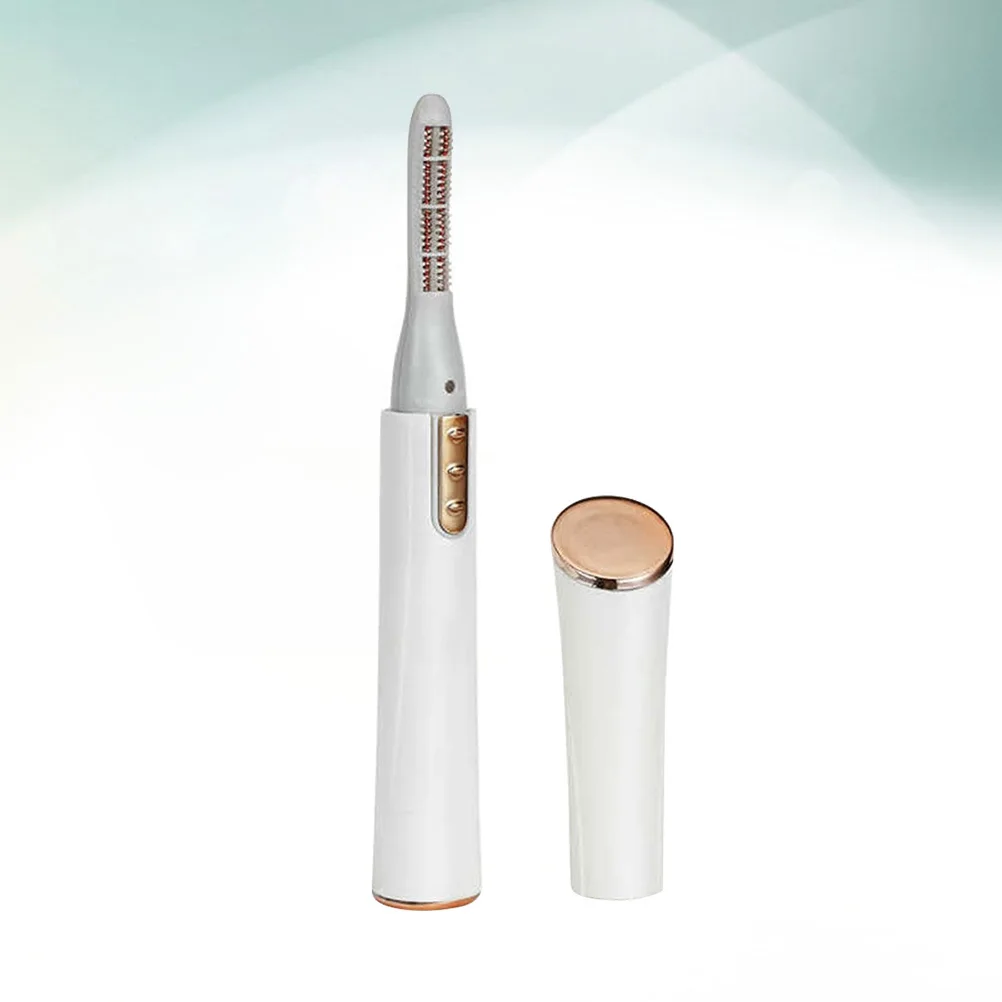 1개입 전기 휴대용 화이트 히팅 컬러 핀치 프리 손쉬운 사용 가정용 살롱 마스카라 증강기 속눈썹