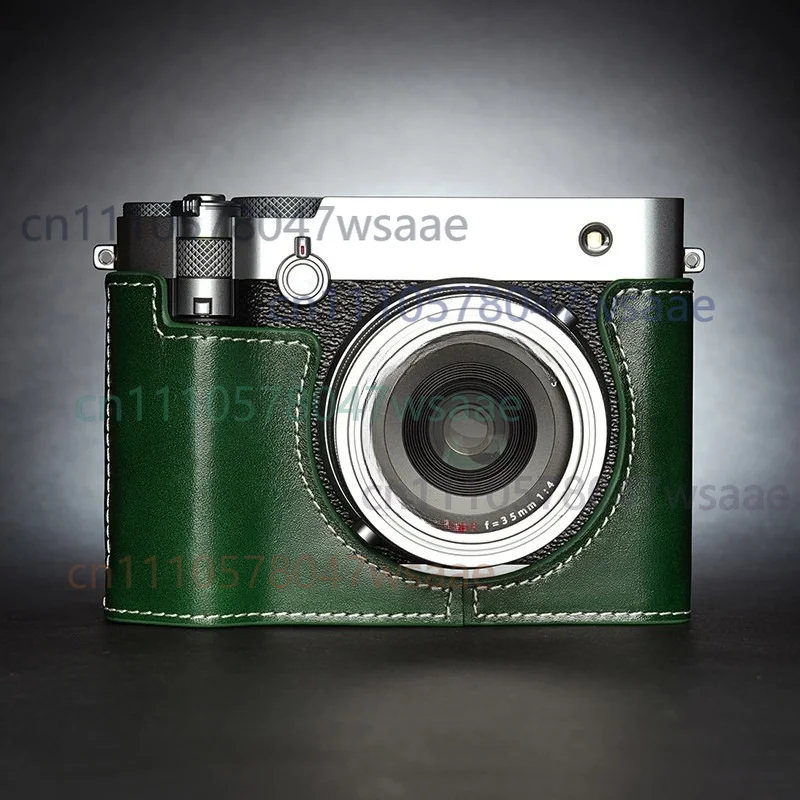 1pcs Genuine leather for Fuji GFX100RF camera case, protective cover, leather handle