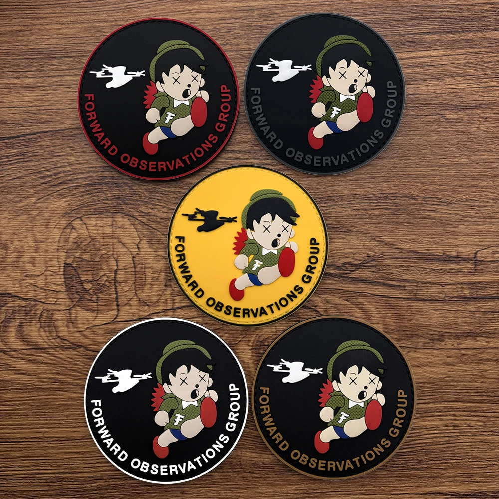 Running Cartoon Characters with Aircraft Motifs Surrounding English Slogan Graphics, 2D Flat Pvc Material with Built-In Glow-In-The-Dark Effect, Five Different Colors and Styles, 1 Piece, Exquisite Graphic Details, Flexible Material, Does Not Damage Fabric, Motorcycle Jacket, Workwear Jacket, Arm Decoration Accessory