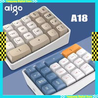 Aigo A18 2.4G Dual Mode Wireless Numpad Mini Keyboard Computer Office Desktop Keypad Gaming Accessories For PC Gamer Man Gifts