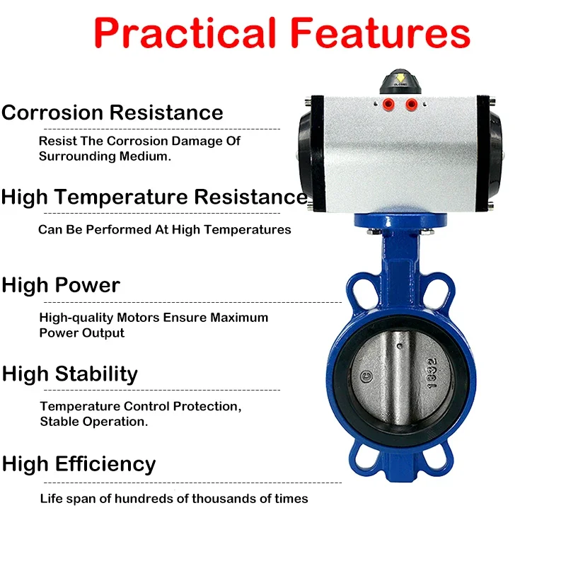 304-stainless-steel-quick-shut-off-valve-dn40-50-65-80-100-300-pneumatic-butterfly-valve-d671x-10-16-wafer-type-spherical-lnk