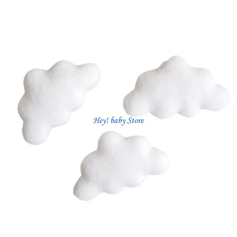 Q1FE Newborn Photo Posing Props Cloud/Balloon Felt Doll Baby Photoshoot Props Lovely Photo Posing Gear Infant Photo Backdrop