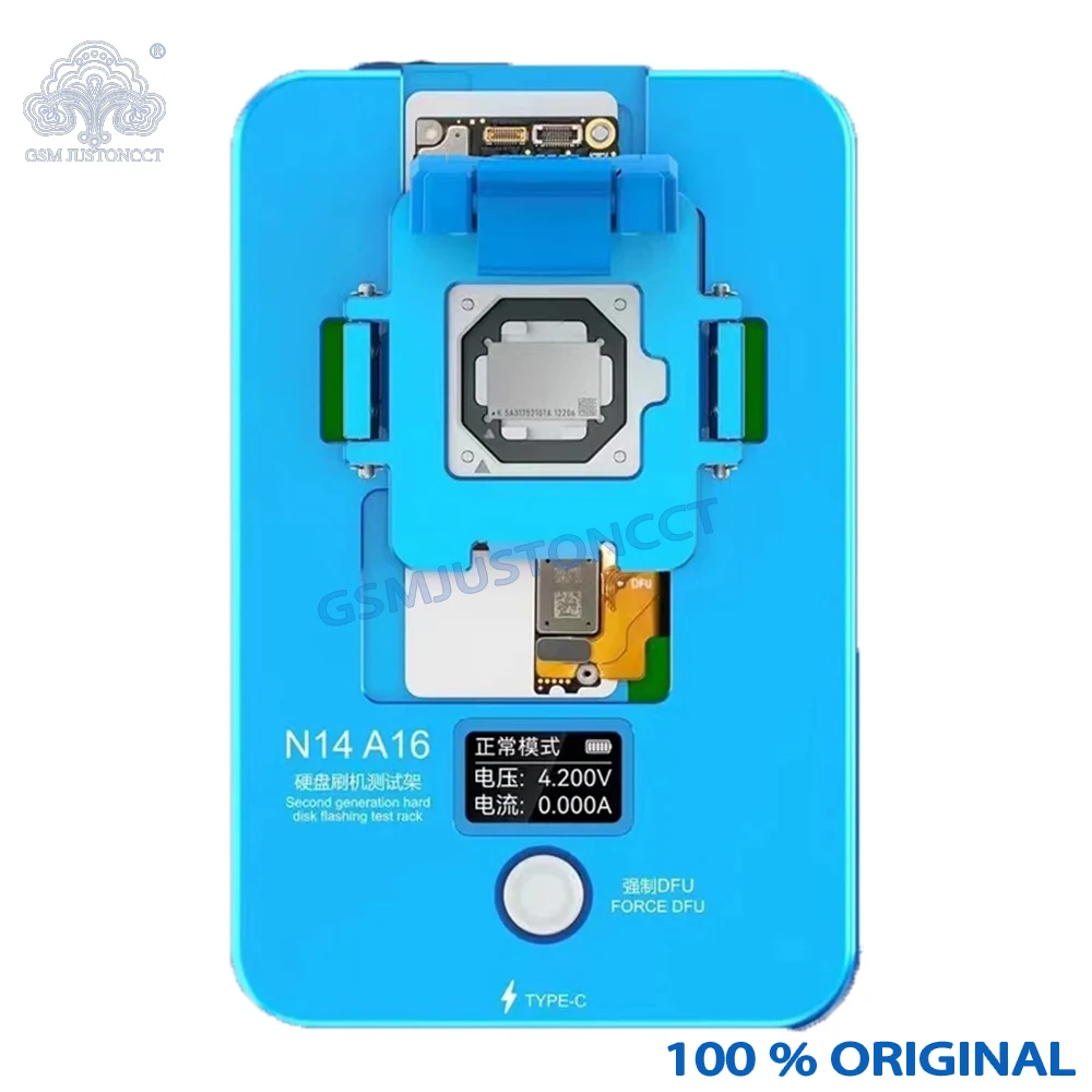 

JCID N14 A16 Nand Programmer One click DFU Function For iPhone 14Pro 14PM 1TB Hard disk Motherboard Flash Read Write Repair