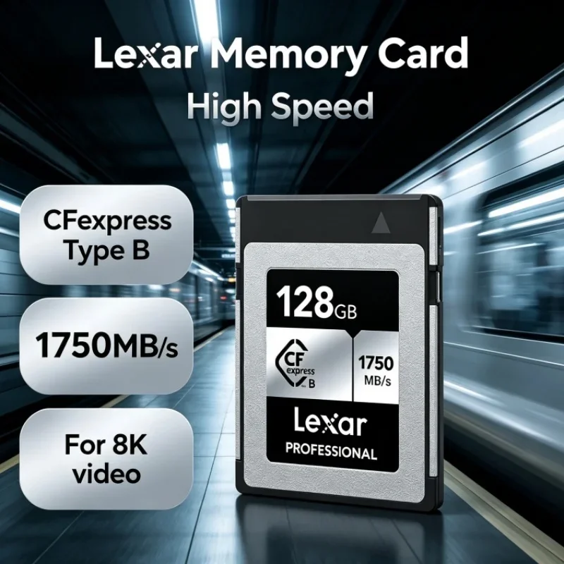 Lexar CFexpress Type B Memory Card CF express Type B Card Storage Card 512GB Read 1750MB/s 128GB 256GB For DSLR Camera