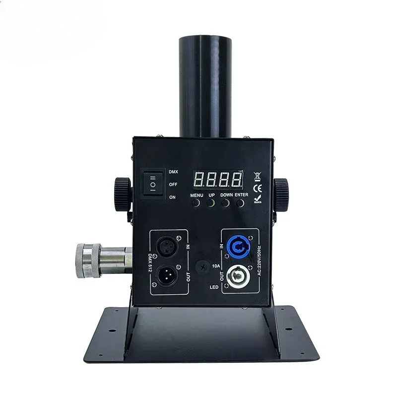 Cheap And Fine Sailwin Stage Light 12X3W RGB Co2 Column LED Smoke Machine For Digital Disco Dj Wedding Rgb Co2 Jet Fog Machine H