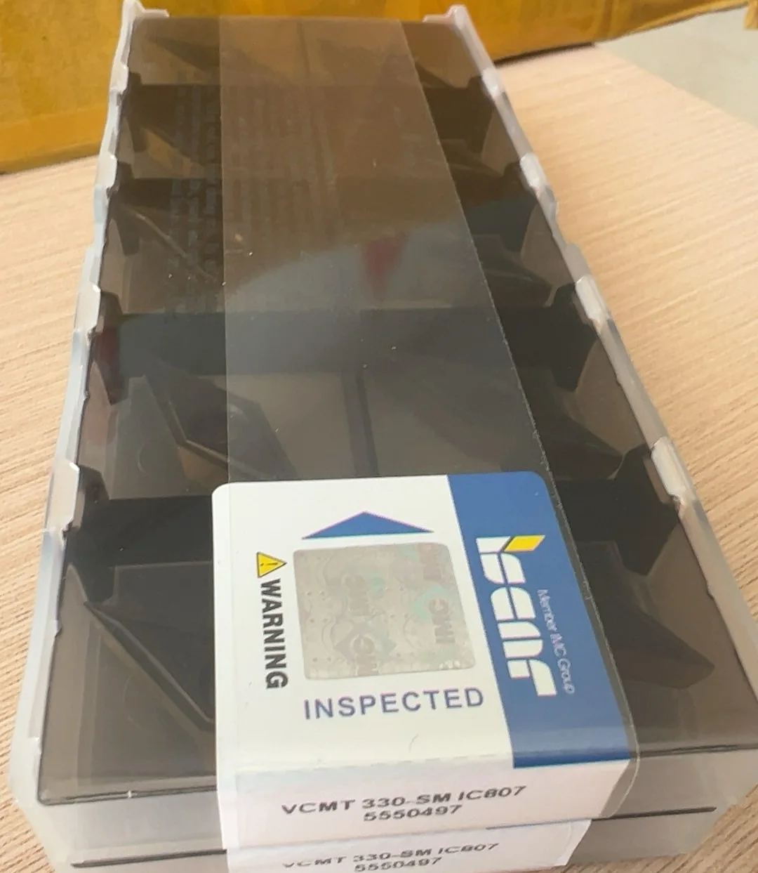 

Hard alloy cutting blades VCMT160402-SM IC807