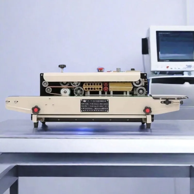 

FR-770 Continuous film sealing machine plastic bag package machine band sealer horizontal heating sealing machine 220V/110V