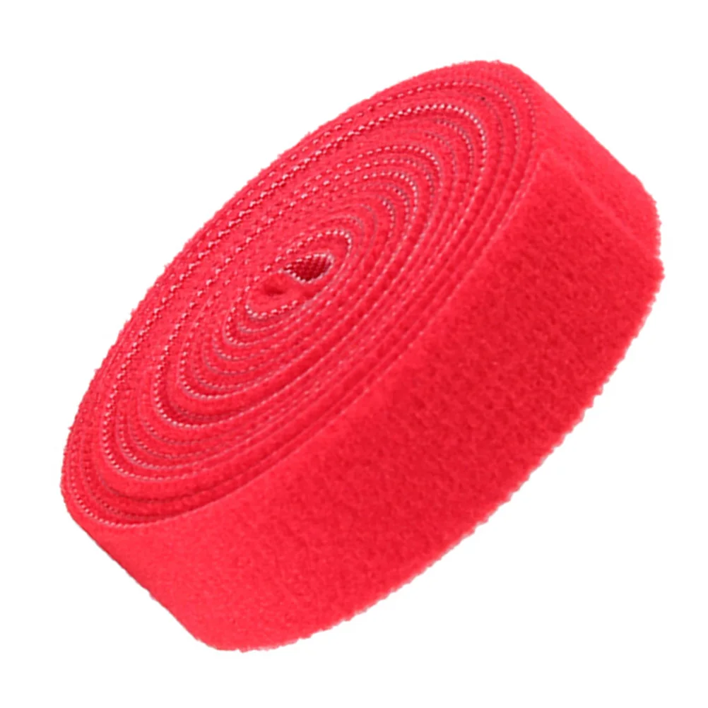 

2X100cm Cable Straps Reusable Durable Adjustable Wire ganizer Hook Loop Adhesive Ties Strap Fastening Pc