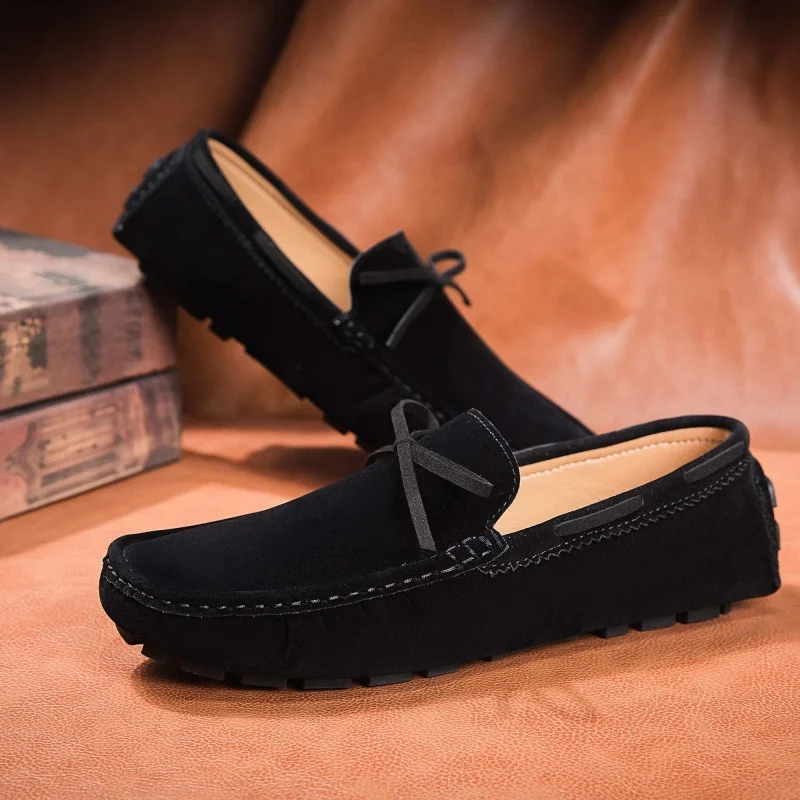 MAEDEF 2025 رجل المتسكعون خفيفة الوزن مريحة المتسكعون للرجال تنفس لينة عدم الانزلاق أحذية مشي غير رسمية الانزلاق على الأخفاف