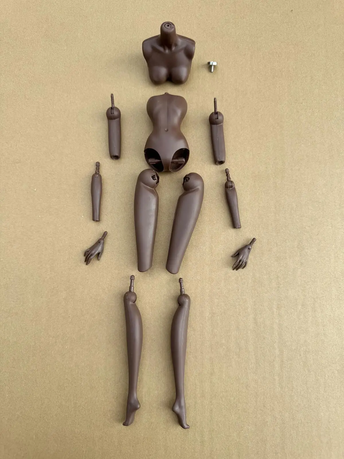 Original LULY Puppenkörper 18 Hauttöne Nubian Hochwertig Mit Ersatzbrust 1/6 Körperteile Abnehmbar Für Barbi/IT Puppenkopf – Detail 12