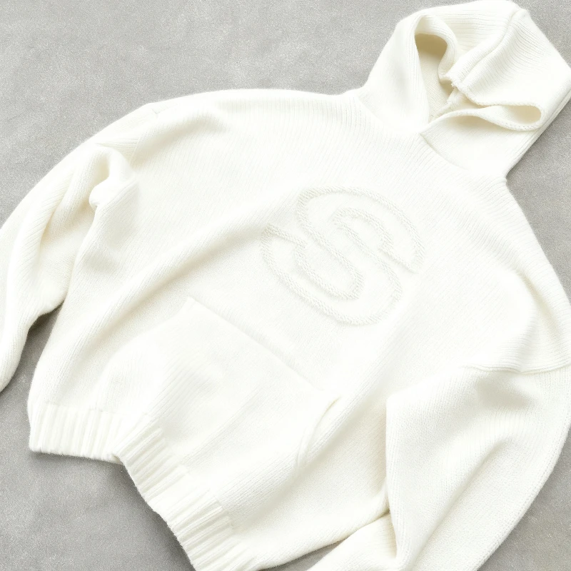 

Европейский и американский осенне-зимний новый пуловер с капюшоном, универсальный однотонный свитер, модный, повседневный, ленивый и свободный