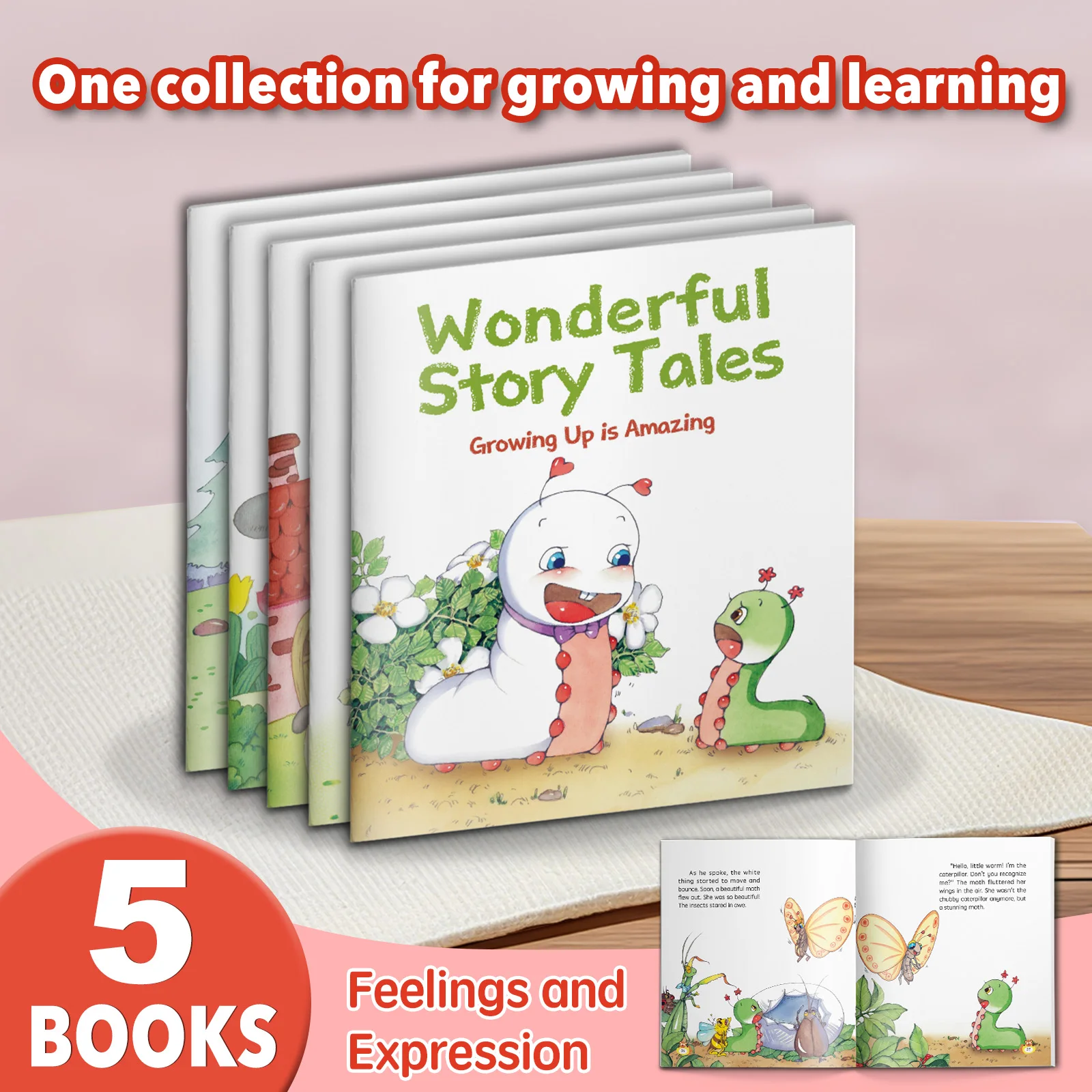 Children's story picture book, fun little stories, cute cartoon illustrations, a book for parent-child reading activities