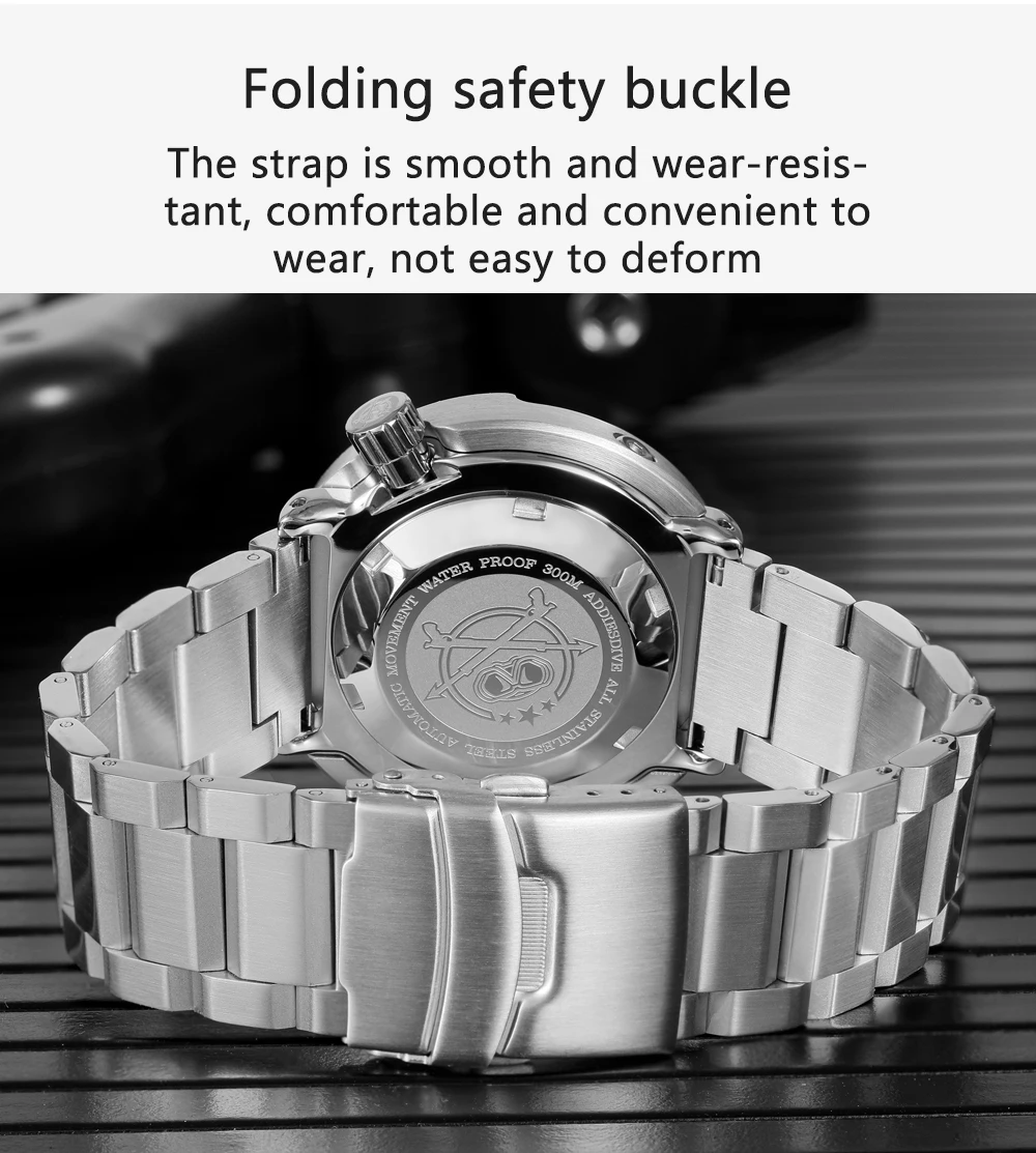 ADDIESDIVE Men's Automatic Mechanical Watch with Sapphire Crystal BGW9 Super Luminous Tuna Diver Watch 300m Business Watches