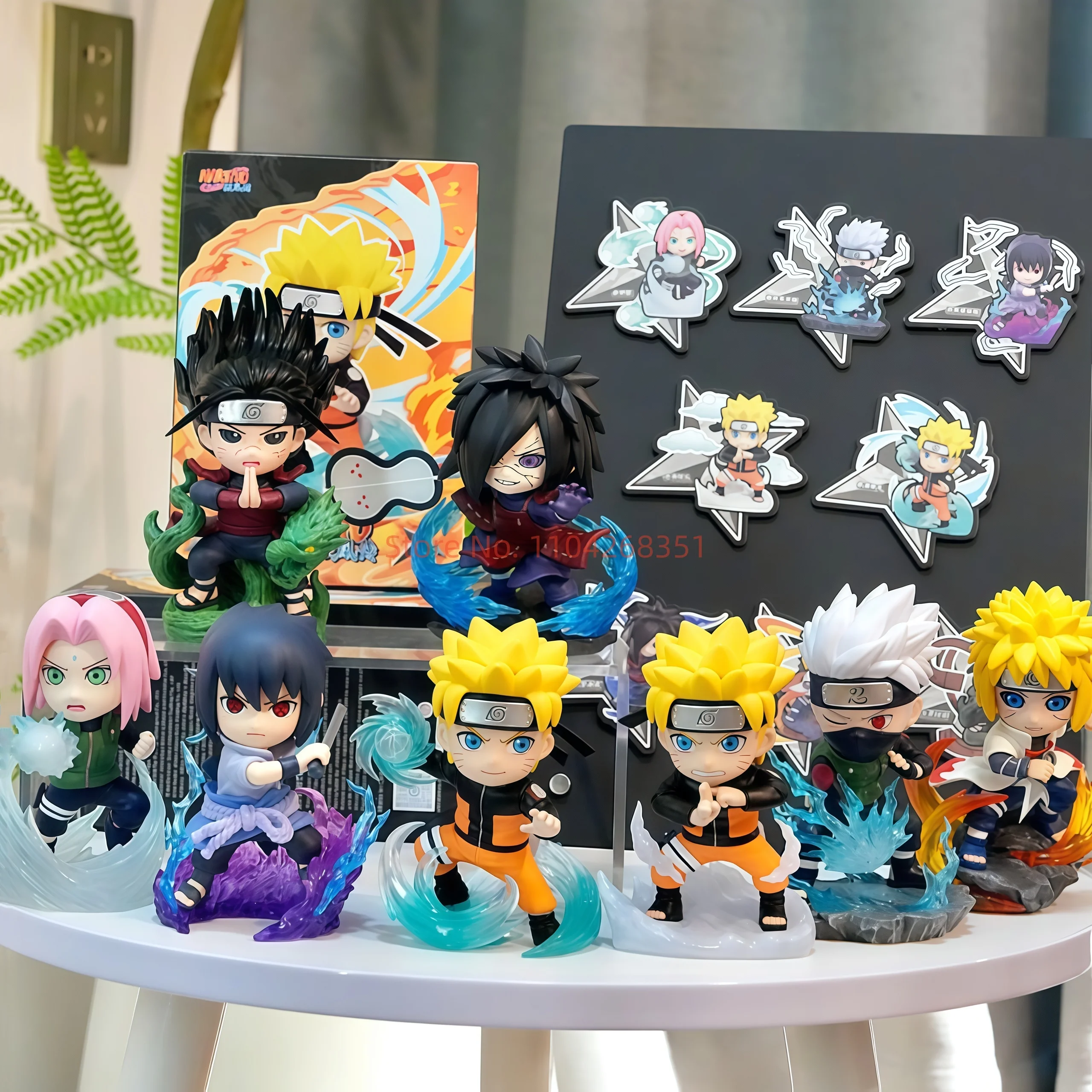 

Коллекционная фигурка Funism Naruto Shippuden Chronicles: Великая война ниндзя, Серия Blind Box, Том 1. Милая коллекционная игрушка-украшение, подарок.