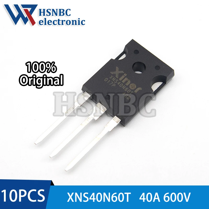 10PCS XNS40N60T 40N60 TO-247 40A 600V IGBT Power Transistor 100% New Original