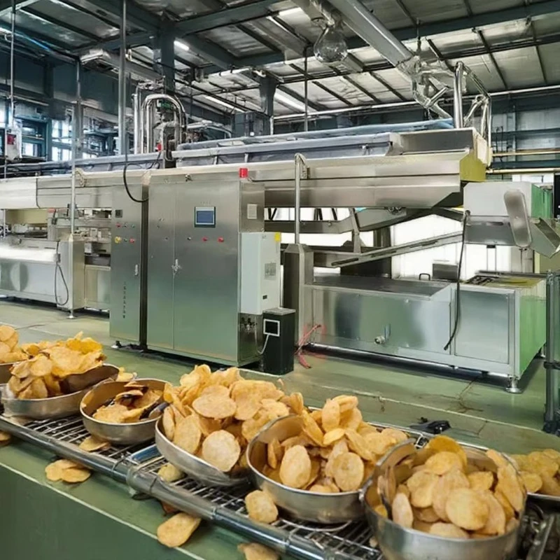 Electric Continuous Belt Frying Machine New Condition Commercial for Nachos Doritos Chips Line