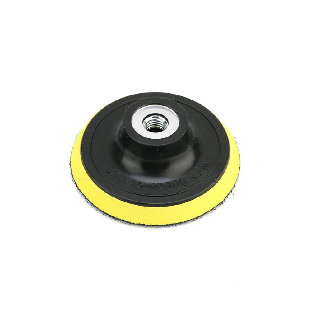 Angle Grinder Adhesive Backing Pad Flocking Sanding Disc Plate Polishing Buffer Power Rotary Tool Parts High Stability