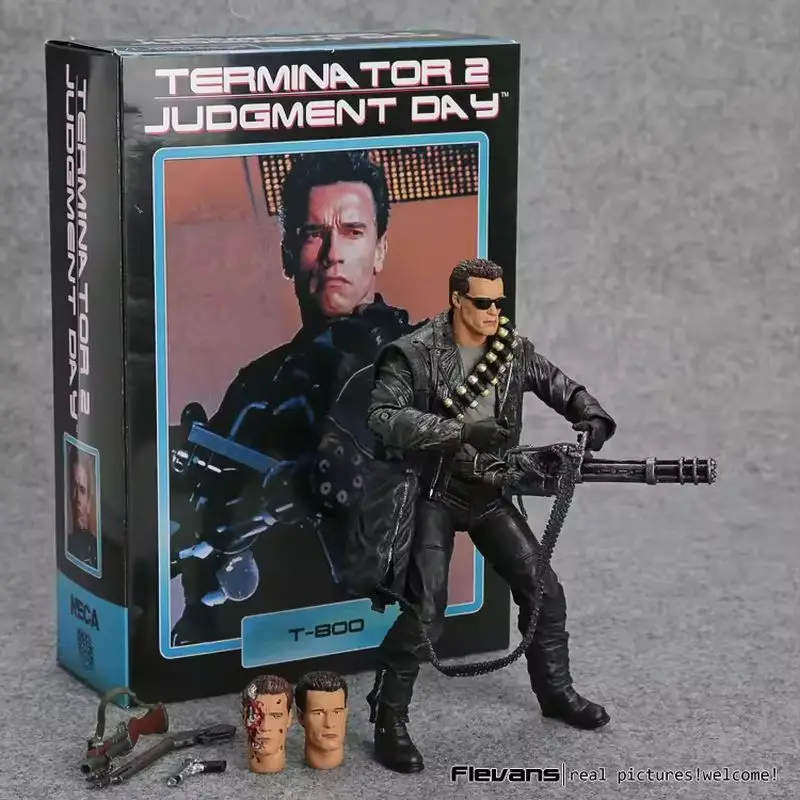 

Hot Neca Terminator 2: Judgment Day T-800 Arnold Schwarzenegger Pvc Action Figure Collectible Model Toy 7" 18cm