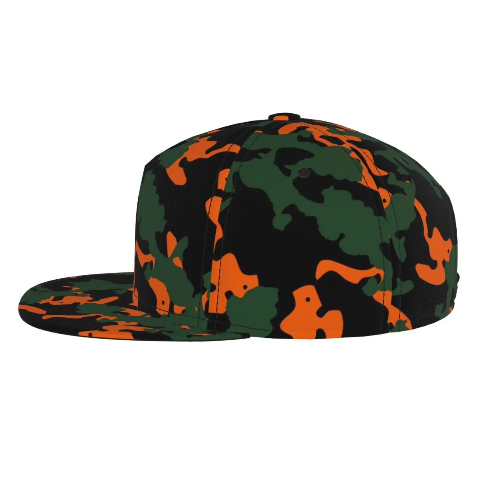 Camouflage Printed Baseball Cap Suitable for Both Men and Women with An Interesting Adjustable Sunshade Design