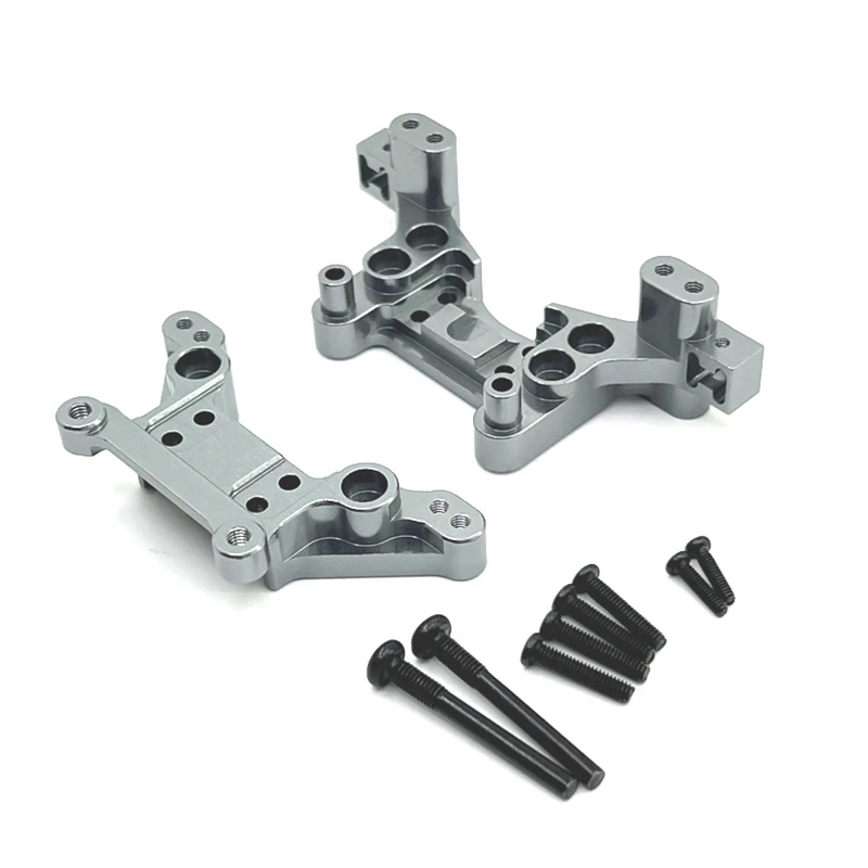 

Metal Front And Rear Shock Towers For MJX H16 16207 16208 16209 16210 1/16 RC Car Upgrade Replacement Accessories Grey