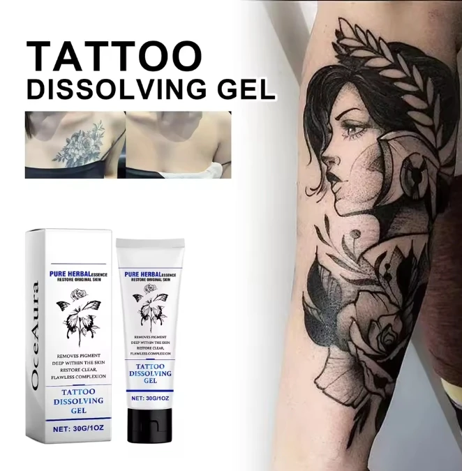 

Permanent Tattoo Removal Cream Painless Tattoo Repair Gel Care Cream For Adults Teens