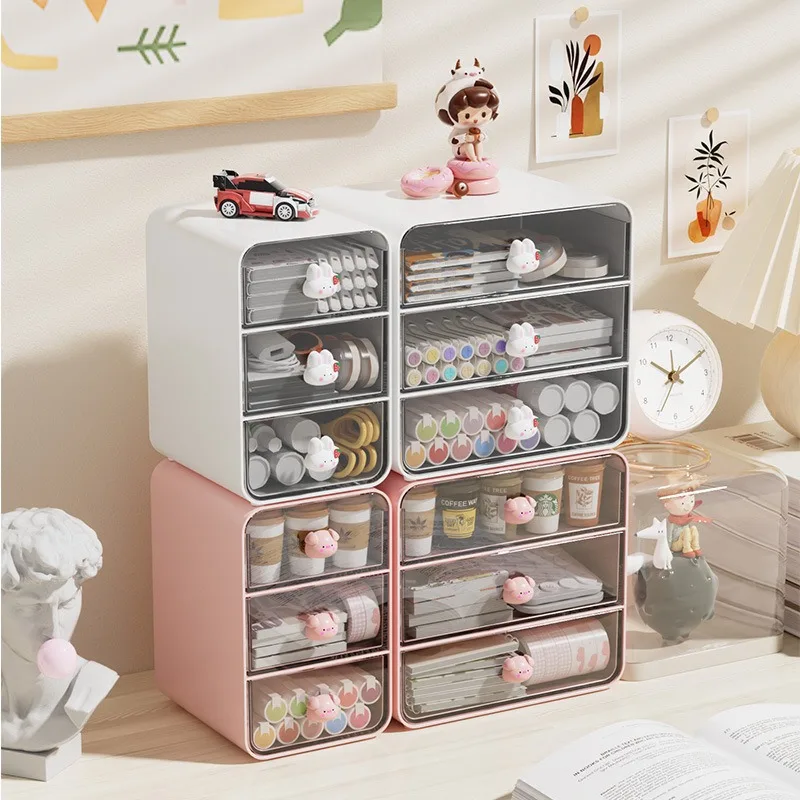 desktop drawer box pen holder acessorios de cabelo storage shelf cosmetic papelaria casa escola office organizer 01