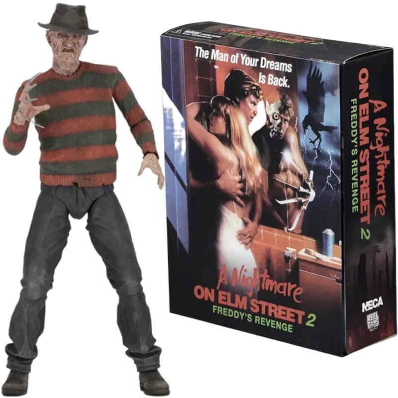 

NECA 39899 Freddy Krueger Action Figure Movie A Nightmare On Elm Street Figuras Anime 7-Inch Movable Model Ornament Peripheral